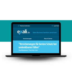 Tools für Virtuelle Assistenzen (Liste von Deine Zeitfee Alina Opherden): Exali Versicherung.